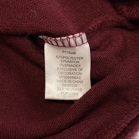 ALMOST FAMOUS 2 SWEATERS |set of 2 v-neck open arm fancy shoulder tie CR… - Picture 14 of 16